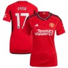 Original Fußballtrikot Manchester United Fred 17 Heimtrikot 2023-24 Für Damen